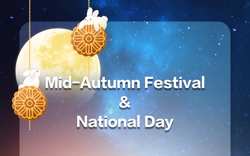 Calendrier des fêtes de Propoweress : Fête nationale et Fête de la mi-automne